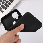 Plain BLACK Ultra-Thin Soft Silicone TPU Matte Gel Stylist Cover for iPhone X/XS/XR Slim Fit Look